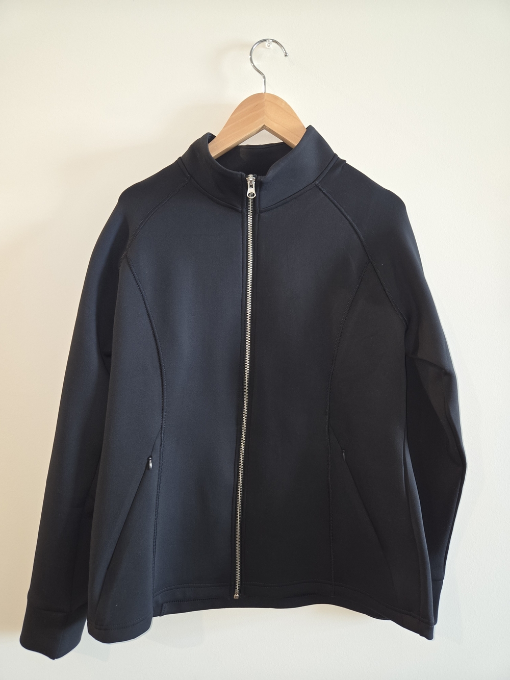 32 Degrees Women's Black Full-Zip Jacket Size M